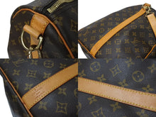 Load image into Gallery viewer, LOUIS VUITTON ルイヴィトン キーポルバンドリエール60 ボストンバッグ M41412 モノグラム PVC ヌメ革 ブラウン 美品 中古 4c072488