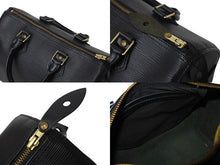 Load image into Gallery viewer, LOUIS VUITTON ルイヴィトン スピーディ25 ハンドバッグ M59022 エピレザー ブラック ゴールド金具 美品 中古 4c072496