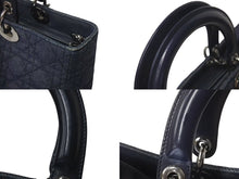 画像をギャラリービューアに読み込む, CHRISTIAN DIOR クリスチャンディオール LADYDIOR レディディオール カナージュ 2WAY ショルダー ハンドバッグ MA1929 美品 中古 4c072498