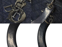 画像をギャラリービューアに読み込む, CHRISTIAN DIOR クリスチャンディオール LADYDIOR レディディオール カナージュ 2WAY ショルダー ハンドバッグ MA1929 美品 中古 4c072498