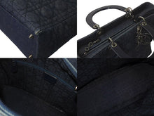 画像をギャラリービューアに読み込む, CHRISTIAN DIOR クリスチャンディオール LADYDIOR レディディオール カナージュ 2WAY ショルダー ハンドバッグ MA1929 美品 中古 4c072498