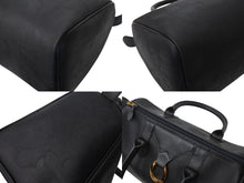 画像をギャラリービューアに読み込む, ChristianDior クリスチャンディオール ヴィンテージ ミニボストンバッグ レザー PVC ブラック ゴールド金具 美品 中古 4c072509