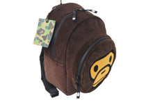 Load image into Gallery viewer, 新品未使用 A BATHING APE アベイシング エイプ BABY MILO BOA DAYPACK リュック ブラウン キッズ 中古 4c072530