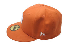 Load image into Gallery viewer, NEWERA ニューエラ AUTHENTIC NEWERA CAPS オーセンティック ニューエラキャップ 帽子 オレンジ ホワイト サイズ7 3/8 美品 中古 4c072536