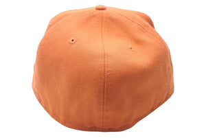 NEWERA ニューエラ AUTHENTIC NEWERA CAPS オーセンティック ニューエラキャップ 帽子 オレンジ ホワイト サイズ7 3/8 美品 中古 4c072536