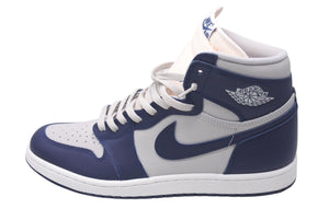 極美品 NIKE ナイキ AIR JORDAN1 エアージョーダン 1 High 85 Georgetown ネイビー グレー サイズ30 中古 4c072539