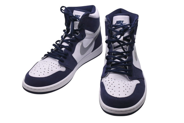 NIKE AIR JORDAN1 Air Jordan 1 High OG White Midnight Navy 2020 White Navy Size 30 Good Condition Used 4c072541
