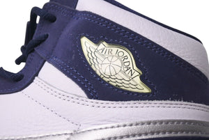 NIKE ナイキ AIR JORDAN1 エアージョーダン 1 High OG White Midnight Navy 2020 ホワイト ネイビー サイズ30 美品 中古 4c072541