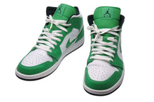 Load image into Gallery viewer, NIKE ナイキ AIR JORDAN1 エアージョーダン 1 High Mid Lucky Green ホワイト グリーン サイズ30 美品 中古 44c072542