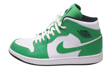 Load image into Gallery viewer, NIKE ナイキ AIR JORDAN1 エアージョーダン 1 High Mid Lucky Green ホワイト グリーン サイズ30 美品 中古 44c072542