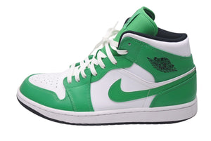 NIKE ナイキ AIR JORDAN1 エアージョーダン 1 High Mid Lucky Green ホワイト グリーン サイズ30 美品 中古 44c072542