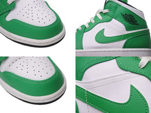 Load image into Gallery viewer, NIKE ナイキ AIR JORDAN1 エアージョーダン 1 High Mid Lucky Green ホワイト グリーン サイズ30 美品 中古 44c072542