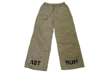 画像をギャラリービューアに読み込む, ASTRUM アストルム ナイロンパンツ ボトムス ロゴ ロサンゼルス製 コットン ベージュ ブラック サイズM 美品 中古 4c072549