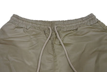 画像をギャラリービューアに読み込む, ASTRUM アストルム ナイロンパンツ ボトムス ロゴ ロサンゼルス製 コットン ベージュ ブラック サイズM 美品 中古 4c072549