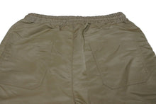画像をギャラリービューアに読み込む, ASTRUM アストルム ナイロンパンツ ボトムス ロゴ ロサンゼルス製 コットン ベージュ ブラック サイズM 美品 中古 4c072549