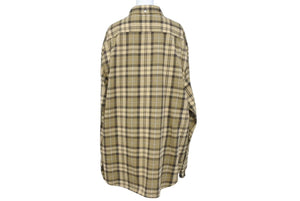 Supreme シュプリーム FW24 Plaid Flannel Shirt プレイド フランネルシャツ 長袖シャツ サイズXL ベージュ チェック柄 美品 中古 4c072552