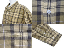 Load image into Gallery viewer, Supreme シュプリーム FW24 Plaid Flannel Shirt プレイド フランネルシャツ 長袖シャツ サイズXL ベージュ チェック柄 美品 中古 4c072552