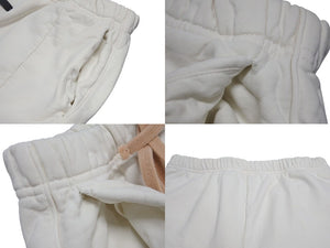 FEAR OF GOD Fear of God Sweatpants Reconstruction Docking Drawstring White Cotton Logo Patch Good Condition Used 4c072554