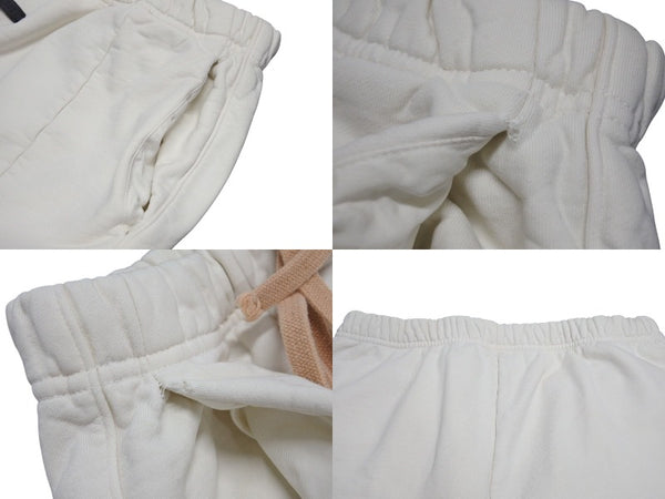 FEAR OF GOD Fear of God Sweatpants Reconstruction Docking Drawstring White Cotton Logo Patch Good Condition Used 4c072554