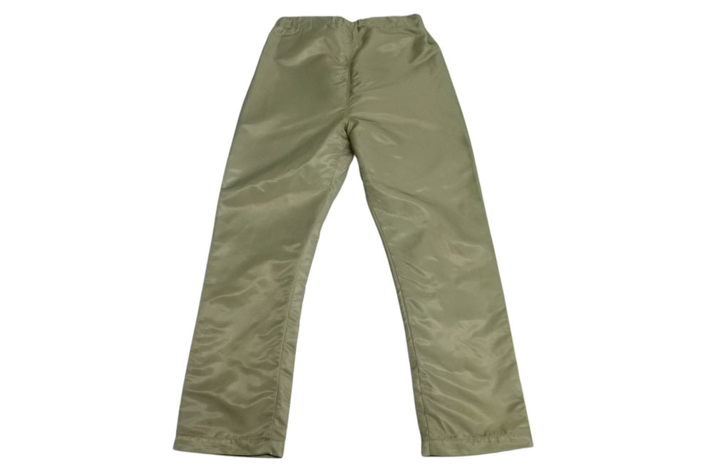 FEAR OF GOD Fear of God Nylon Pants Size M Drawstring Khaki Logo Patch Jerry Lorenzo Good Used 4c072557