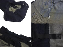 画像をギャラリービューアに読み込む, CHROME HEARTS クロムハーツ Mahal Kita デニム 長袖シャツ インディゴ クロスパッチ マハルキタ シルバー金具 サイズS 美品 中古 4c072580