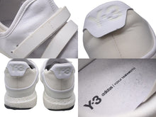 Load image into Gallery viewer, Y-3 ワイスリー Zazu ザズ 17AW ローカットスニーカー 靴 CG3157 レザー ホワイト サイズ24.5cm 美品 中古 4c072592