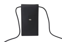 Load image into Gallery viewer, 新品未使用 Y-3 ワイスリー Adidas アディダス PHONE CASE スマートフォンケース ポーチ IJ9902 レザー ブラック 中古 4c072595