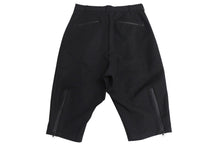 Load image into Gallery viewer, Y-3 ワイスリー サルエル ワイド パンツ 七分丈 サンプル ブラック コットン アディダス 撥水加工 ロゴ ボトムス サイズM 美品 中古 4c072598