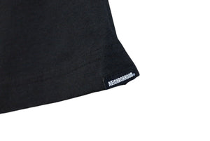 YOHJI YAMAMOTO ヨウジヤマモト NEIGHBORHOOD ネイバーフッド 半袖Tシャツ HZ-T61-286 コットン ブラック サイズL 美品 中古 4c072599