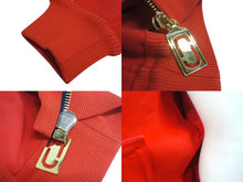 画像をギャラリービューアに読み込む, 極美品 Marc Jacobs マークジェイコブス ジャケット ジャージ S-W21790283 カシミア レッド ベージュ ゴールド金具 サイズ0 中古 4c072603