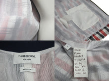 Load image into Gallery viewer, THOM BROWNE トムブラウン ブルゾン ジャケット サンプル サイズ1 チェック柄 ブラック レッド 美品 中古 4c072607