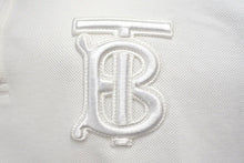 Load image into Gallery viewer, Burberry バーバリー 半袖 ポロシャツ ショートスリーブ TBモノグラムワッペン 8017723 コットン ホワイト 美品 中古 4c072609
