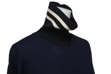 Load image into Gallery viewer, PAUL SMITH ポール スミス Knit Turtle Neck タートルネック ニット レディース ネイビー サイズ XL 美品 中古 4c072610