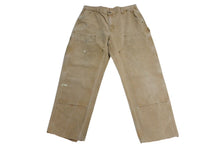 画像をギャラリービューアに読み込む, Carhartt カーハート ダブルニー デニムパンツ ペインターパンツ B136 コットン RN 14806 ベージュ サイズ36×32 美品 中古 4c072613