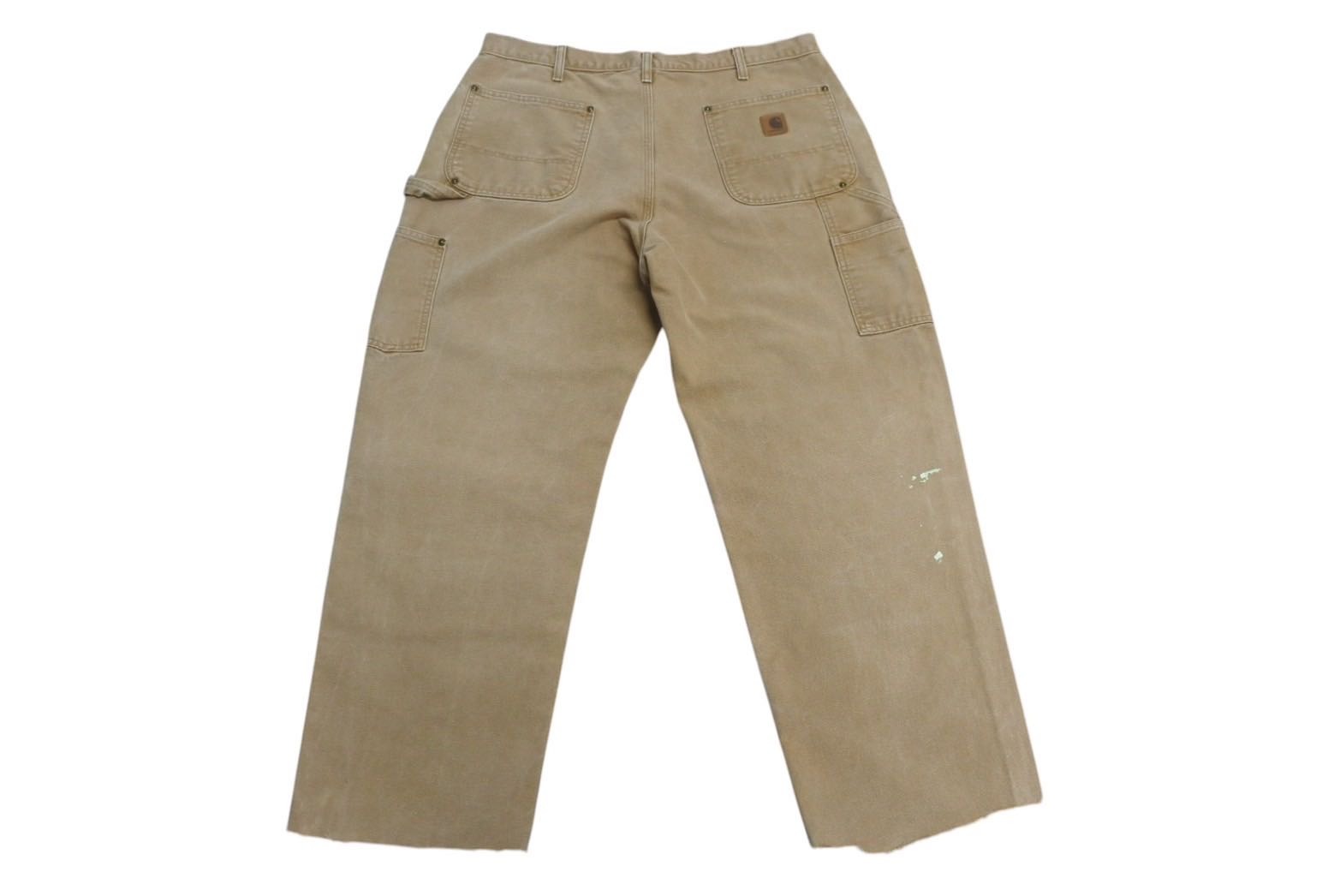Carhartt ダブルニー ベージュ ワークパンツ Carhartt カーハート ダブルニー デニムパンツ ペインターパンツ B136