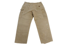 画像をギャラリービューアに読み込む, Carhartt カーハート ダブルニー デニムパンツ ペインターパンツ B136 コットン RN 14806 ベージュ サイズ36×32 美品 中古 4c072613