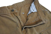 画像をギャラリービューアに読み込む, Carhartt カーハート ダブルニー デニムパンツ ペインターパンツ B136 コットン RN 14806 ベージュ サイズ36×32 美品 中古 4c072613