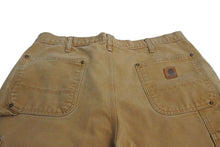 画像をギャラリービューアに読み込む, Carhartt カーハート ダブルニー デニムパンツ ペインターパンツ B136 コットン RN 14806 ベージュ サイズ36×32 美品 中古 4c072613