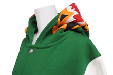 画像をギャラリービューアに読み込む, 極美品 A Bathing Ape アベイシングエイプ TIGER タイガー ワッペン スタジアムジャケット コットン グリーン ホワイト M 中古 4c072616