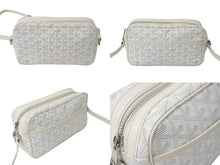 Load image into Gallery viewer, GOYARD ゴヤール カップヴェールPMバッグ ショルダーバッグ CAPVE2PMLTY50CL50P ホワイト PVC レザー 美品 中古 4c072630