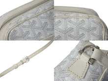 画像をギャラリービューアに読み込む, GOYARD ゴヤール カップヴェールPMバッグ ショルダーバッグ CAPVE2PMLTY50CL50P ホワイト PVC レザー 美品 中古 4c072630