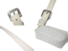 画像をギャラリービューアに読み込む, GOYARD ゴヤール カップヴェールPMバッグ ショルダーバッグ CAPVE2PMLTY50CL50P ホワイト PVC レザー 美品 中古 4c072630