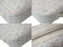 画像をギャラリービューアに読み込む, GOYARD ゴヤール カップヴェールPMバッグ ショルダーバッグ CAPVE2PMLTY50CL50P ホワイト PVC レザー 美品 中古 4c072630