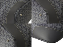 Load image into Gallery viewer, GOYARD ゴヤール ベルーガMM ハンドバッグ トートバッグ グレー PVC レザー ヘリンボーン シルバー金具 美品 中古 4c072631