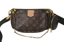 画像をギャラリービューアに読み込む, 極美品 LOUIS VUITTON ルイヴィトン ミュルティポシェット アクセソワール カーキ ショルダーバッグ モノグラム M44813 中古 4c072634
