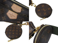 画像をギャラリービューアに読み込む, 極美品 LOUIS VUITTON ルイヴィトン ミュルティポシェット アクセソワール カーキ ショルダーバッグ モノグラム M44813 中古 4c072634