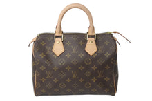 Load image into Gallery viewer, 新品同様 LOUIS VUITTON ルイヴィトン ハンドバッグ スピーディ25 M41528 モノグラム PVC コーティングキャンバス ブラウン 中古 4c072635