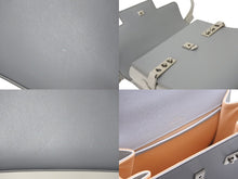 画像をギャラリービューアに読み込む, Delvaux デルボー タンペートPM 2WAYバッグ ハンドバッグ ショルダーバッグ レザー グレー シルバー金具 美品 中古 4c072642