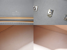 画像をギャラリービューアに読み込む, Delvaux デルボー タンペートPM 2WAYバッグ ハンドバッグ ショルダーバッグ レザー グレー シルバー金具 美品 中古 4c072642