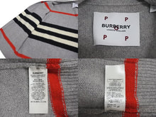 Load image into Gallery viewer, BURBERRY LONDON ENGLAND バーバリー ロンドン イングランド ニット カーディガン 8055477 グレー サイズXL 美品 中古 4c072648